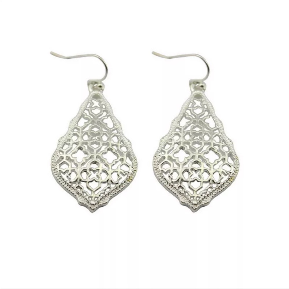 Kendra Scott silver earrings